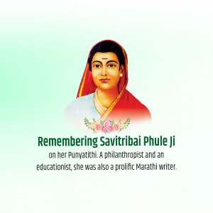 Remembering Savitribai Phule Ji Artwork For X