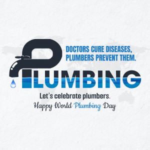 Happy World Plumbing Day! Poster For Google Business Profile