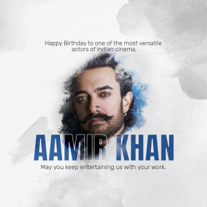 Aamir Khan Birthday Wish Advertisement For Facebook