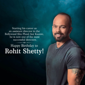 Rohit Shetty Birthday Wish Banner For WhatsApp