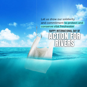 International Day Of Action For Rivers Promotional Banner For Pinterest
