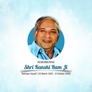Remembering Shri Kanshi Ram Ji Creative Design For Threads