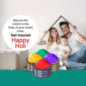 Holi Insurance Offer Template For Telegram