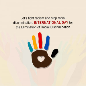 International Day For The Elimination Of Racial Discrimination Promotional Banner For Threads