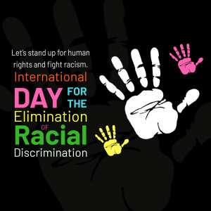 International Day For The Elimination Of Racial Discrimination Promotional Banner For Google Business Profile