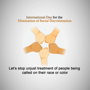 International Day For The Elimination Of Racial Discrimination Branding Post For LinkedIn
