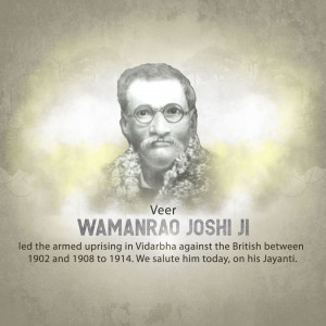 Veer Wamanrao Joshi Ji Marketing Image For Facebook