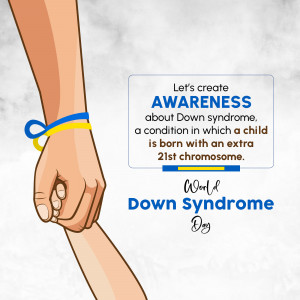 Down Syndrome Awareness Creative Design For Threads