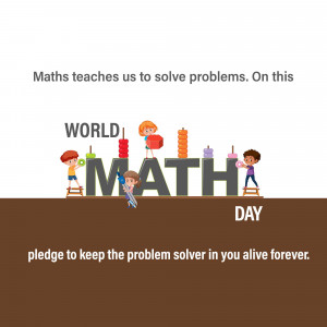 World Math Day Illustration Advertisement For Instagram