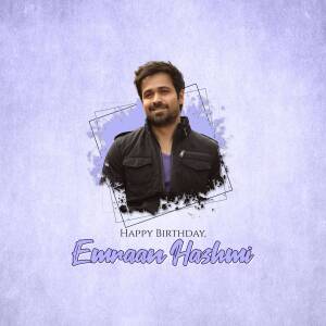 Emraan Hashmi Birthday Wish Advertisement For WhatsApp