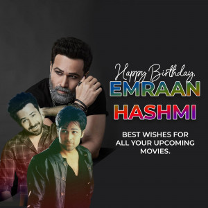 Emraan Hashmi Birthday Wish Poster For Pinterest