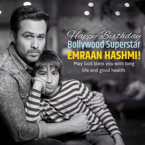 Emraan Hashmi Birthday Wish Image For Telegram