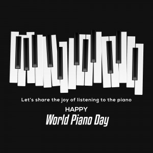 World Piano Day Celebration Template For Pinterest