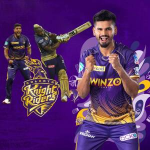 Kolkata Knight Riders players celebrating a victory in IPL