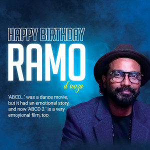 Happy Birthday Ramo D'Souza Graphic For Facebook