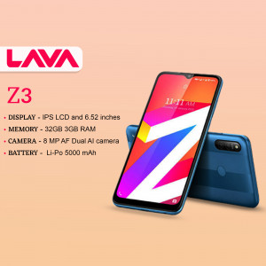 Lava Z3 Smartphone Flyer For LinkedIn