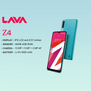 Lava Z4 Smartphone Social Media Post For Telegram