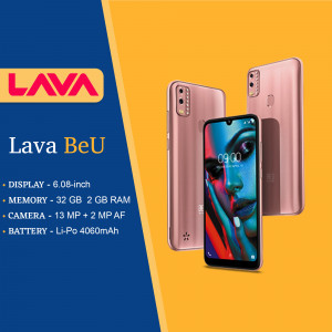 Lava BeU Smartphone - Product Showcase Creative Design For WhatsApp