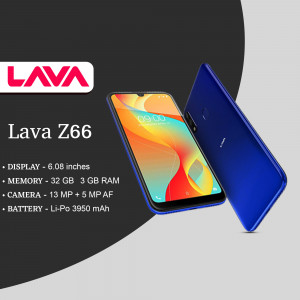 Lava Z66 Smartphone Flyer For Telegram
