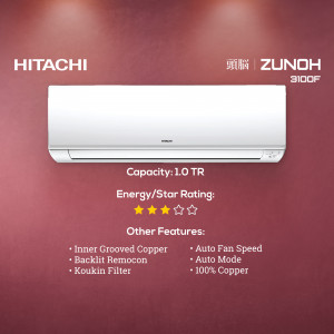 Hitachi Zunoh 3100F Air Conditioner Flyer For Pinterest