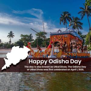 Happy Odisha Day Celebration Advertisement For X