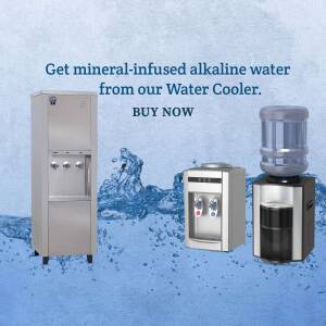 Water Cooler Advertisement Promotional Banner For Instagram