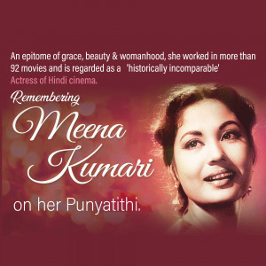 Meena Kumari - Remembering The Legend Marketing Image For Threads