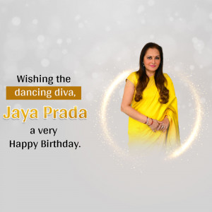 Jaya Prada Birthday Wish Design For Threads