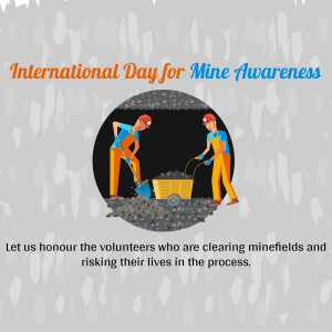 International Day For Mine Awareness Post For Twitter