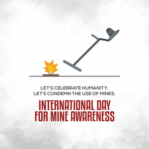 International Day For Mine Awareness Advertisement For X