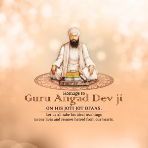 Guru Angad Dev Ji - Jot Jot Diwas Post For Google Business Profile