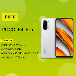 Poco F4 Pro Smartphone Advertisement Flyer For Twitter