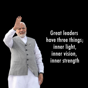 Narendra Modi - Great Leaders Creative Design For Telegram