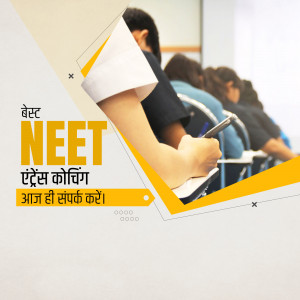 NEET Coaching - Prepare For Success Template For LinkedIn