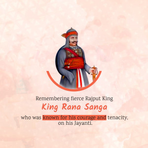 Remembering King Rana Sanga Branding Post For X