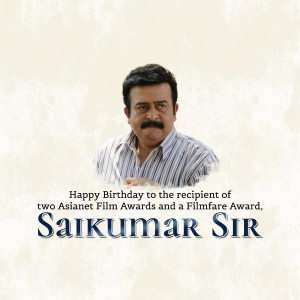 Saikumar Birthday Wish Marketing Image For LinkedIn