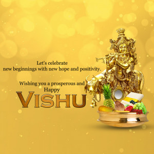 Happy Vishu Wishes Image For Pinterest