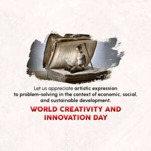 World Creativity And Innovation Day Advertisement For X