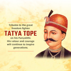 Taty Tope - A Tribute To A Freedom Fighter Banner For Pinterest