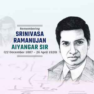 Remembering Srinivasa Ramanujan Banner For X