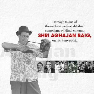 Shri Aghanajan Baig - Homage To A Pioneer Banner For WhatsApp