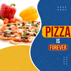 A vibrant image of a delicious pizza with fresh ingredients.