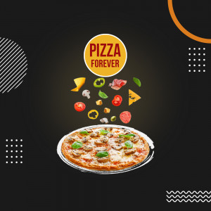 A vibrant image showcasing a delicious pizza with fresh ingredients.
