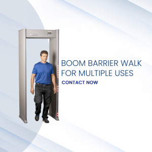 Boom Barrier Walk Through Metal Detector Image For Telegram