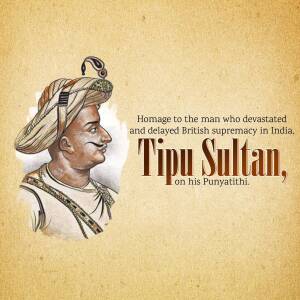 Tipu Sultan - Homage To The Tiger Of Mysore Marketing Image For Threads