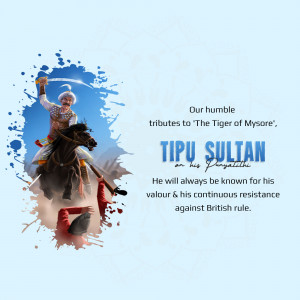 Tribute To Tipu Sultan Artwork For Twitter