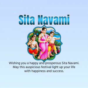 Sita Navami Greetings Banner For Instagram