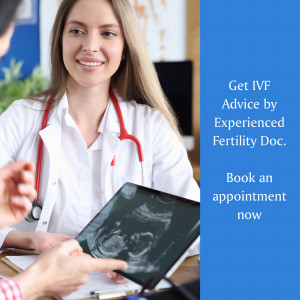 Doctor explaining ultrasound results to a patient