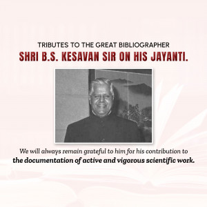 Tribute To Shri B.S. Kesavan Image For Threads