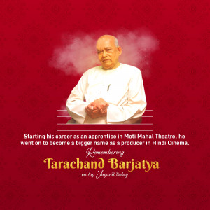 Remembering Tarachand Barjatya Branding Post For Google Business Profile